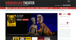 Desktop Screenshot of birmingham-theater.com