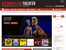 Tablet Screenshot of birmingham-theater.com